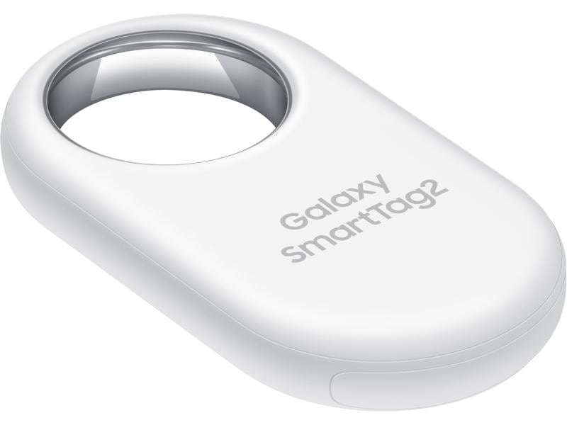 Samsung Galaxy SmartTag2 Weiss Kompakter Schlüsselfinder für Samsung Galaxy Smartphones und Tablets