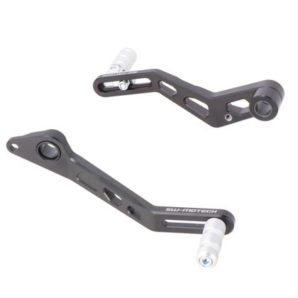 Kit sélecteur de vitesse et pédale de frein SW-MOTECH ALU - Noir