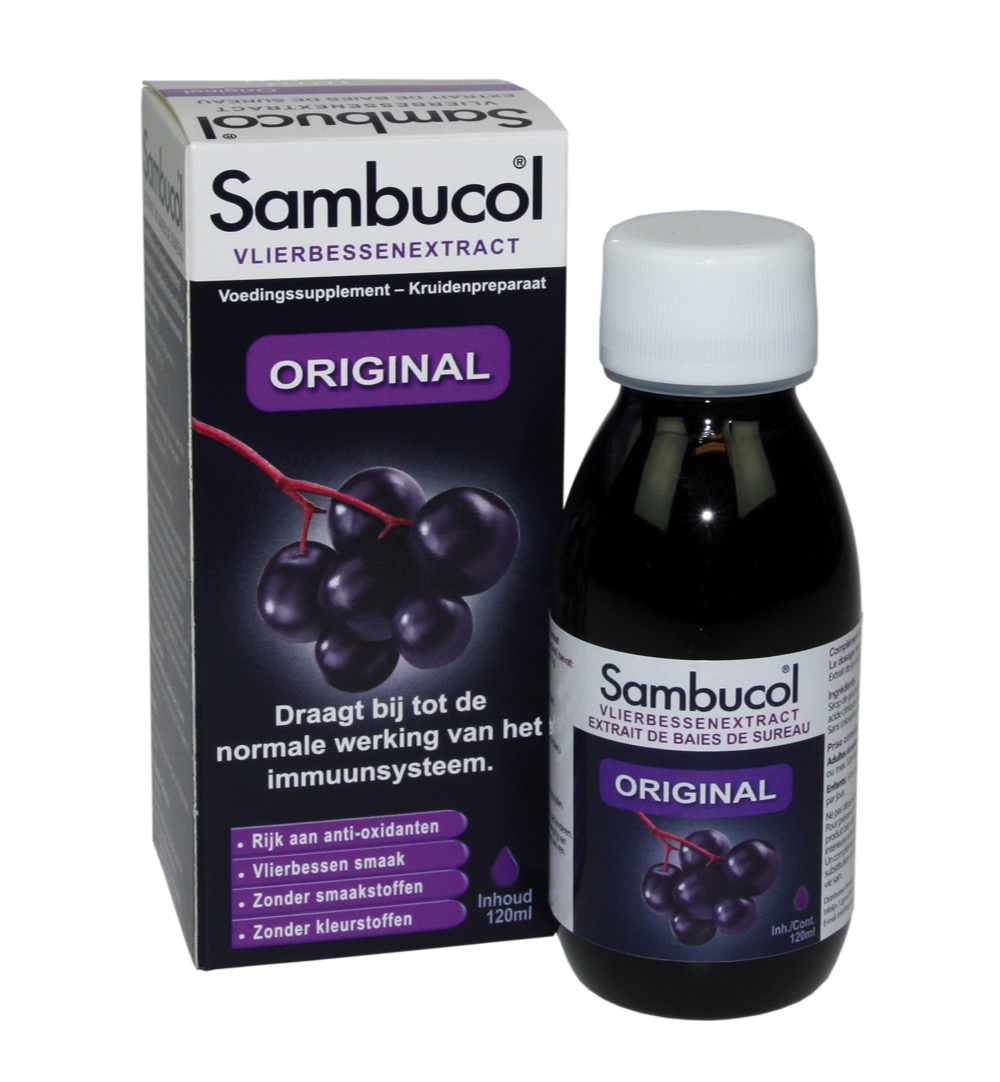 Sambucol Vlierbessensiroop original (120 ml)