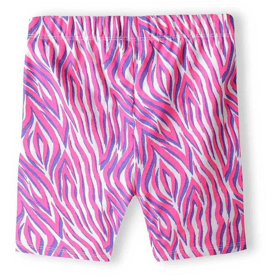 MINOTI T-Shirt und Radlerhose im Set WeißRosa