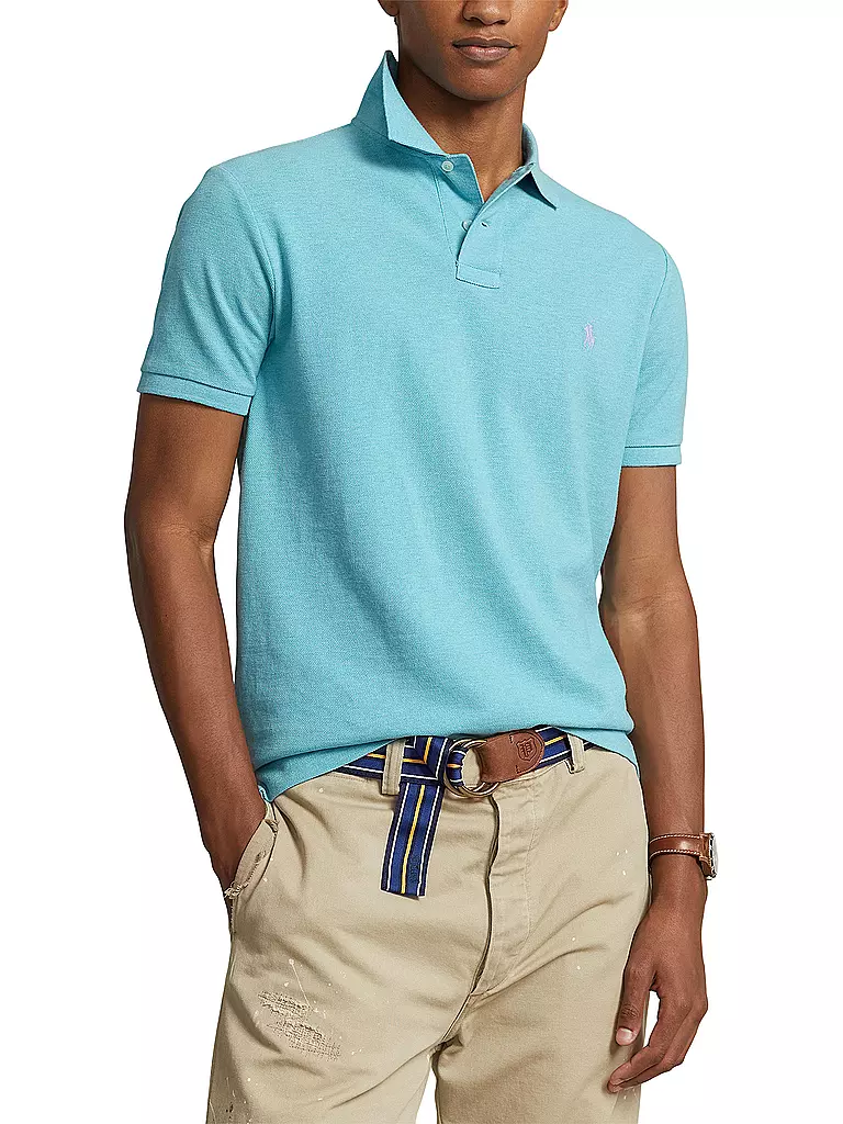 POLO RALPH LAUREN Poloshirt Custom Slim Fit türkis