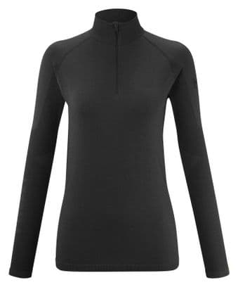 Sous-vêtement Demi-Zip Millet Drynamic Soft Noir Femme