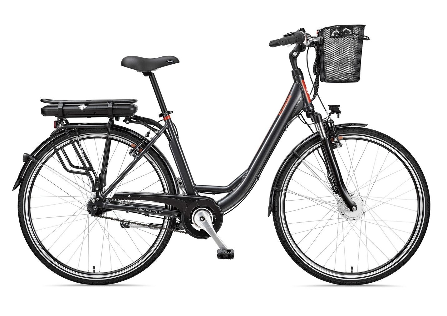 City-E-Bike mit Komfort-Ausstattung von Telefunken