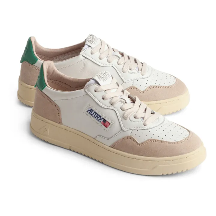 Autry Baskets Medalist Low Cuir/Suède | Vert