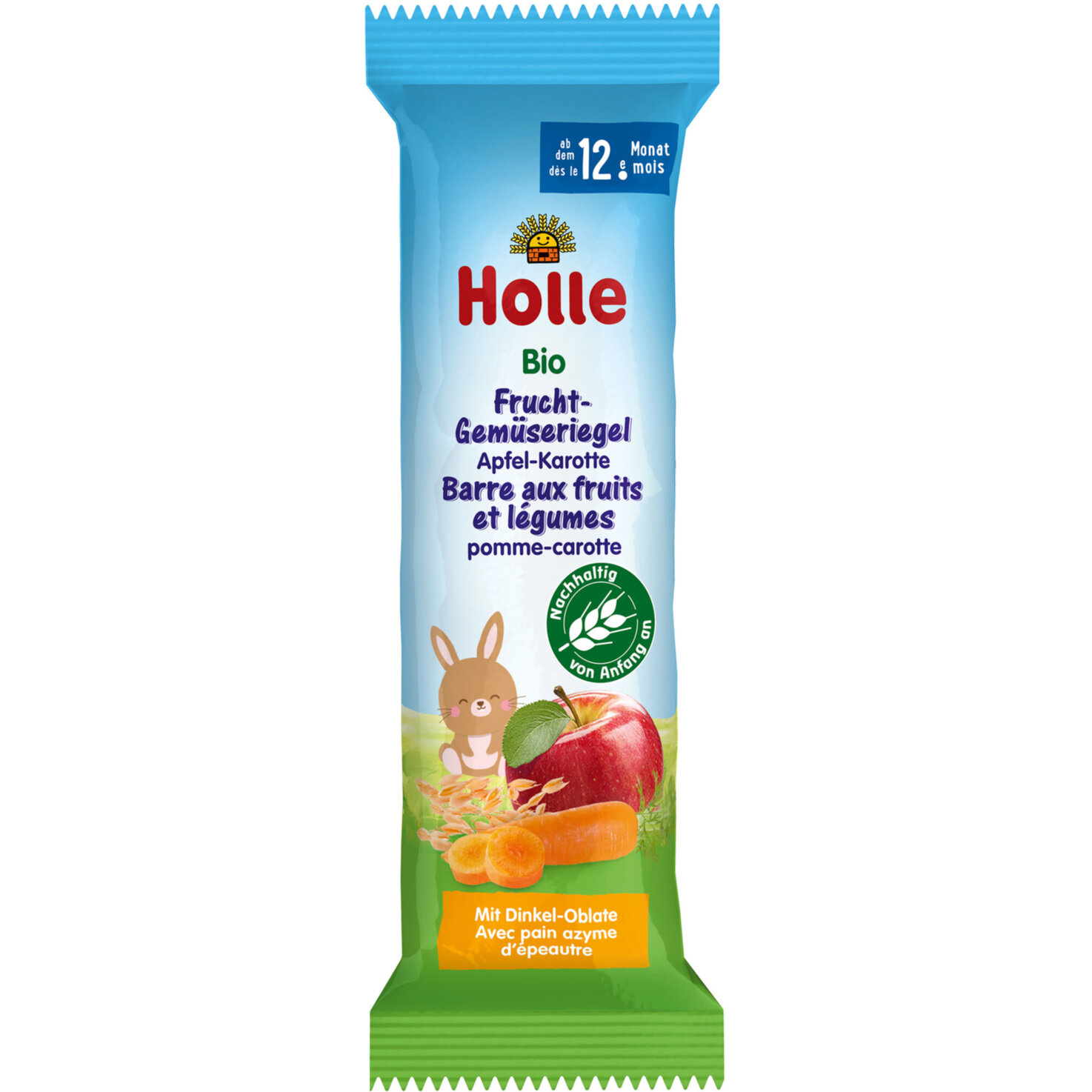Holle Bio Frucht & Gemüseriegel 12+ Monate