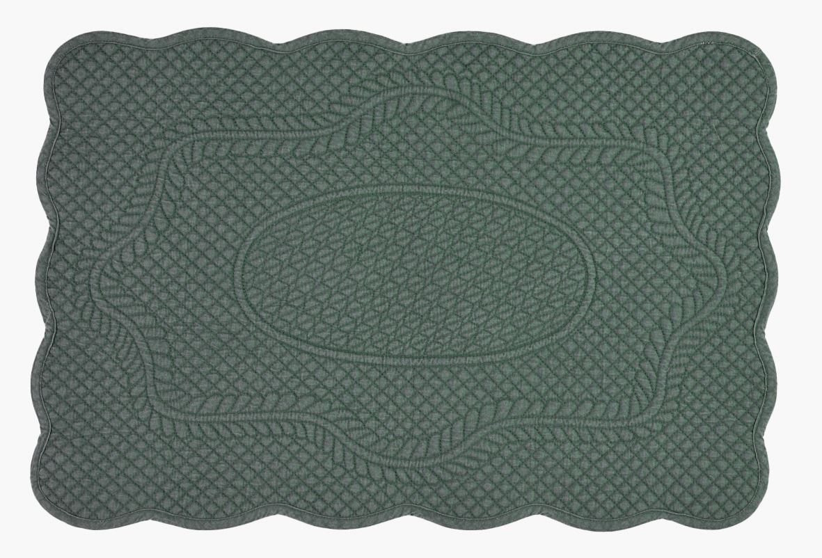 Brikke mørk grønn - 33x48 cm
