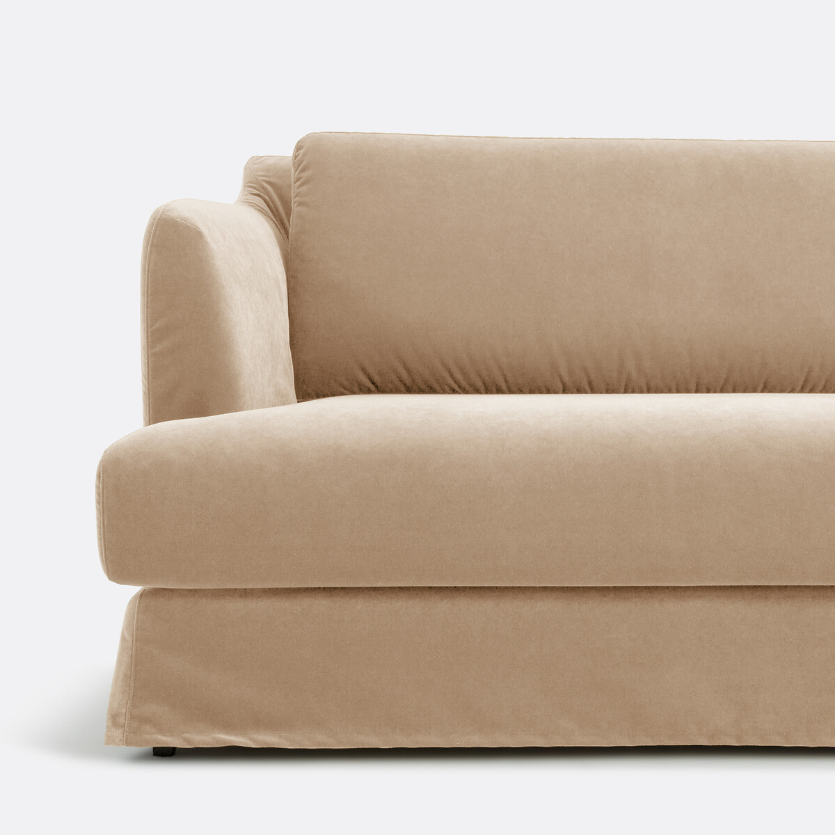 LA REDOUTE INTERIEURS<br>Sofá de veludo de 3, 4 ou 5 lugares MONZELLA