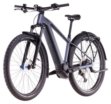 VTT Électrique Semi-Rigide Cube Reaction Hybrid Pro 800 Allroad Shimano Deore/Deore XT 12V 800 Wh 29'' Gris Metallic 2025