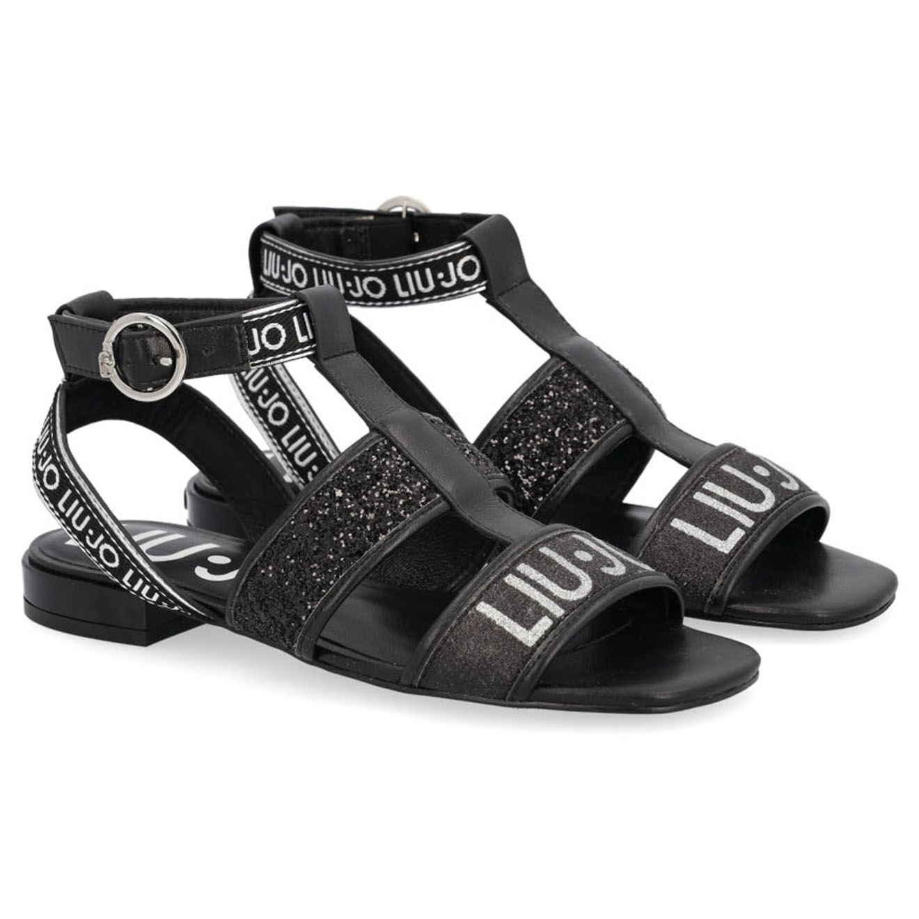 Liu-Jo Sandales en Cuir Astra noires
