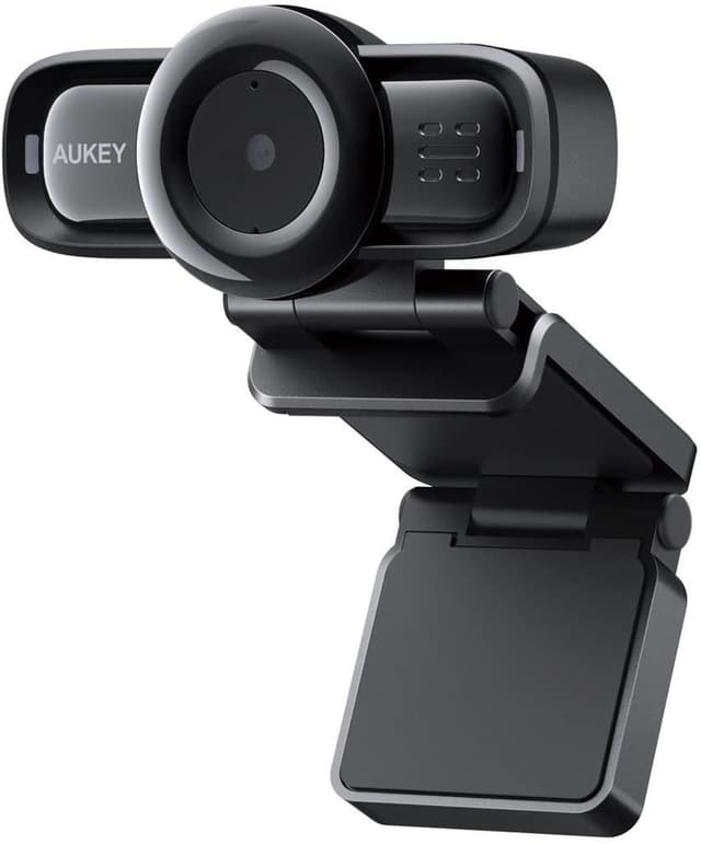 Aukey USB-intergrationskamera PC-LM3 Sort, 1080p, USB 2.0