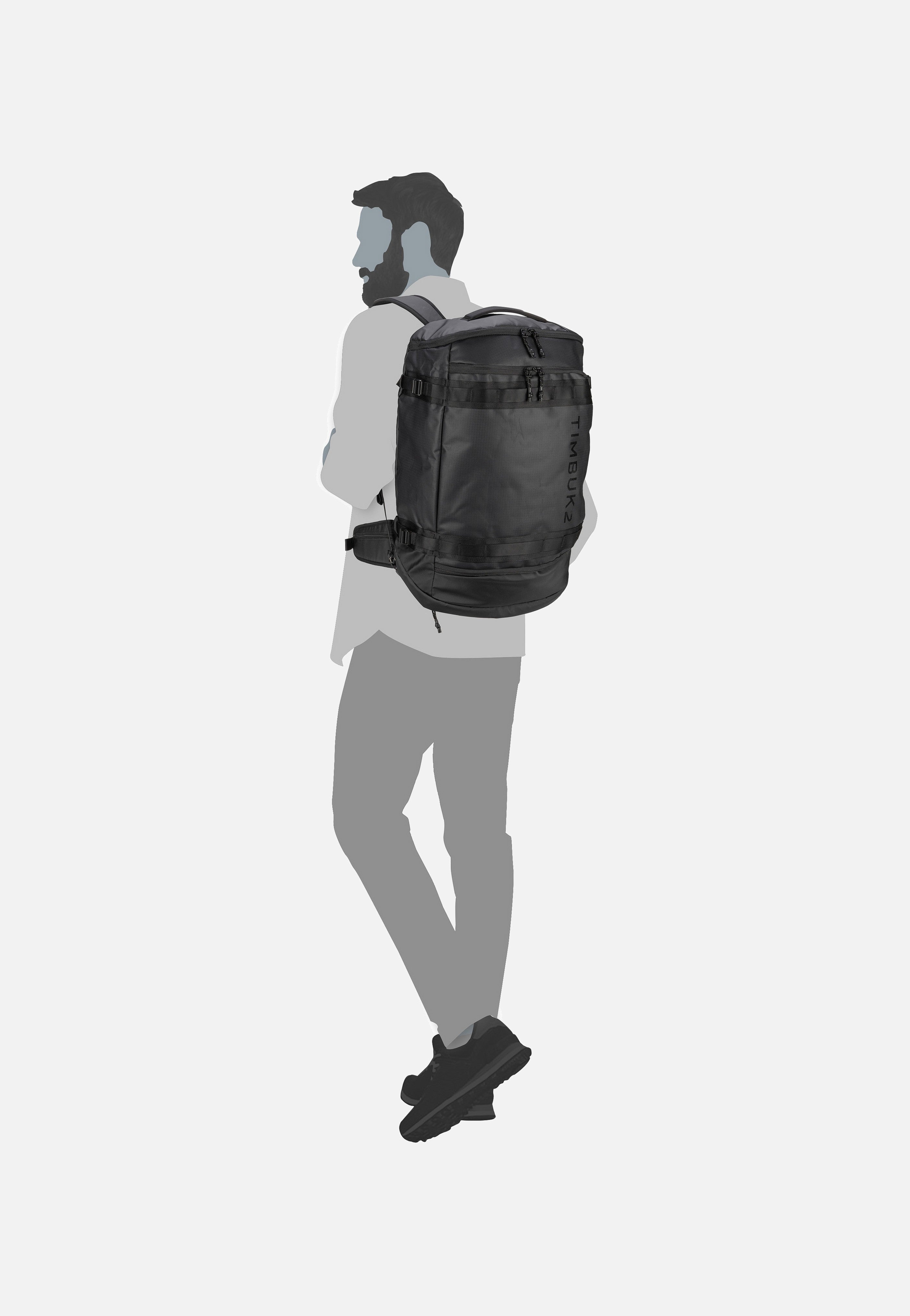 Impulse Pack Jet Black - Reiserucksack