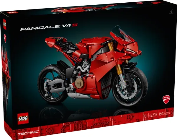 LEGO Technic 42202 Ducati Panigale V4 S-motorcykel