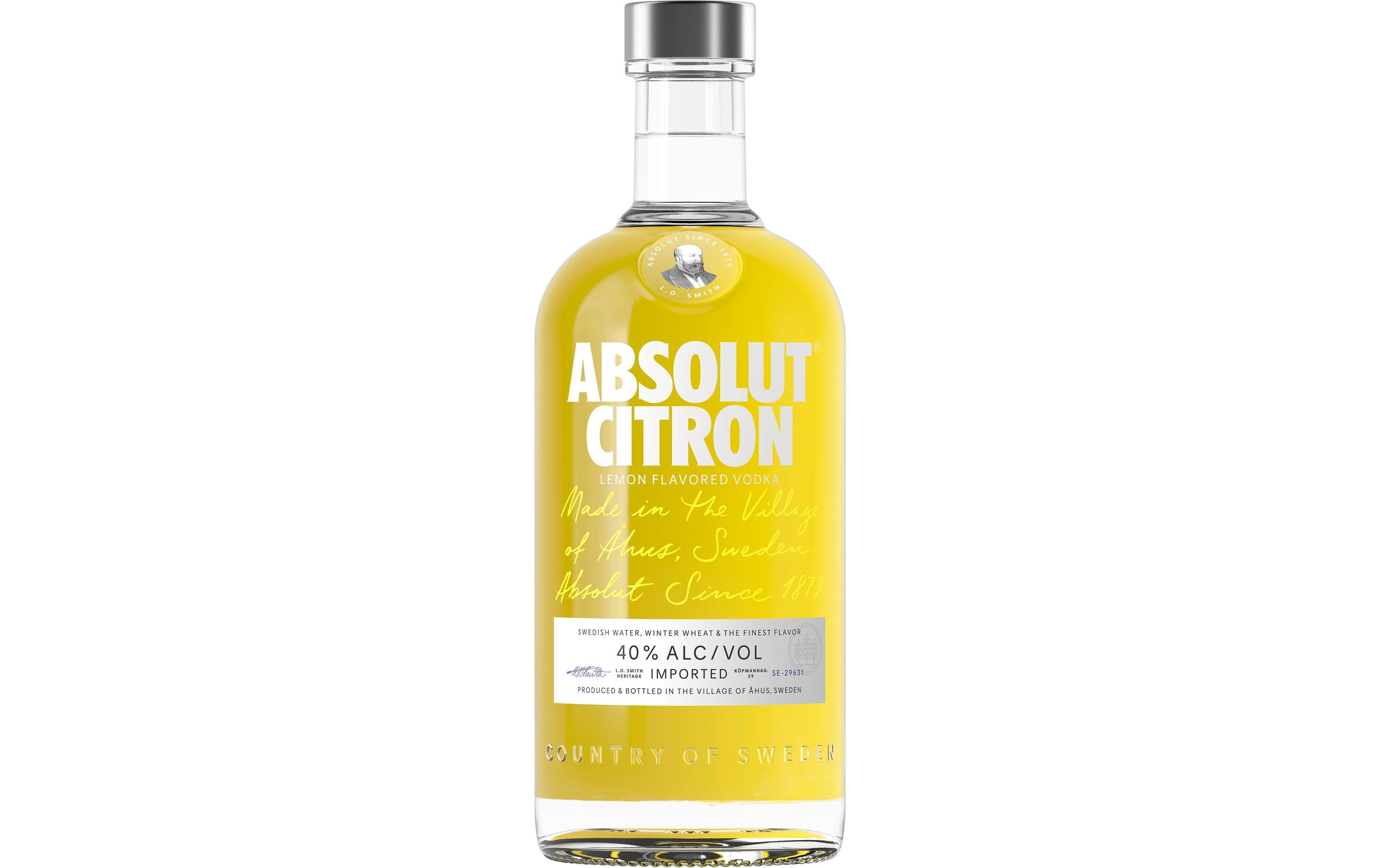 Vodka Citron 0.7 lAromatisierte Spirituose auf Getreidebasis mit Zitronenaroma