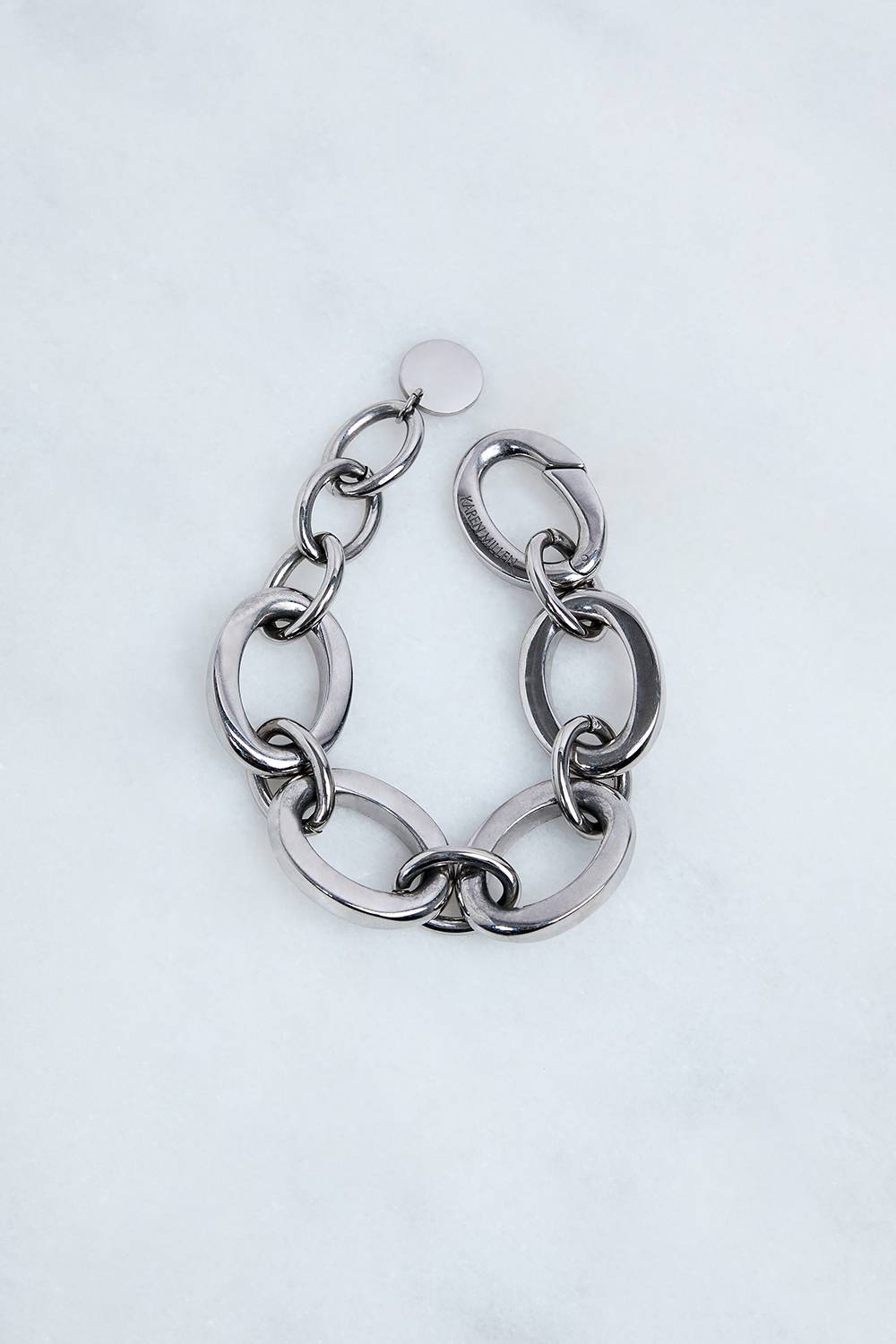 KarenMillen Bracelet chaîne à maillons contourés haut de gamme