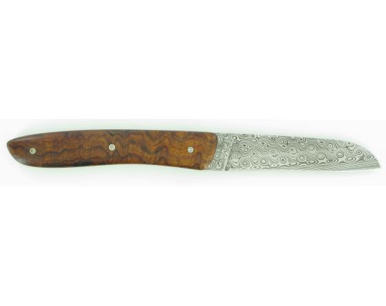 L08 Damas Loupe de Bois de Fer d'Arizona Couteau de Poche par Perceval