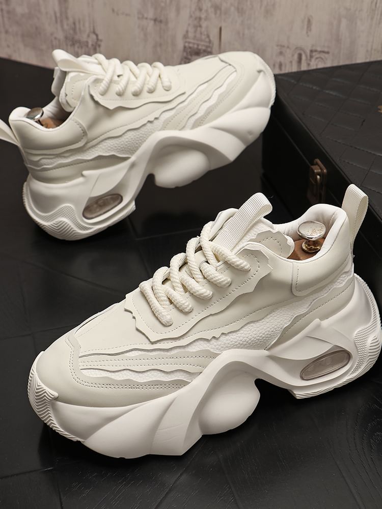 Mr Ozera - Platform Two Tone veterschoenen