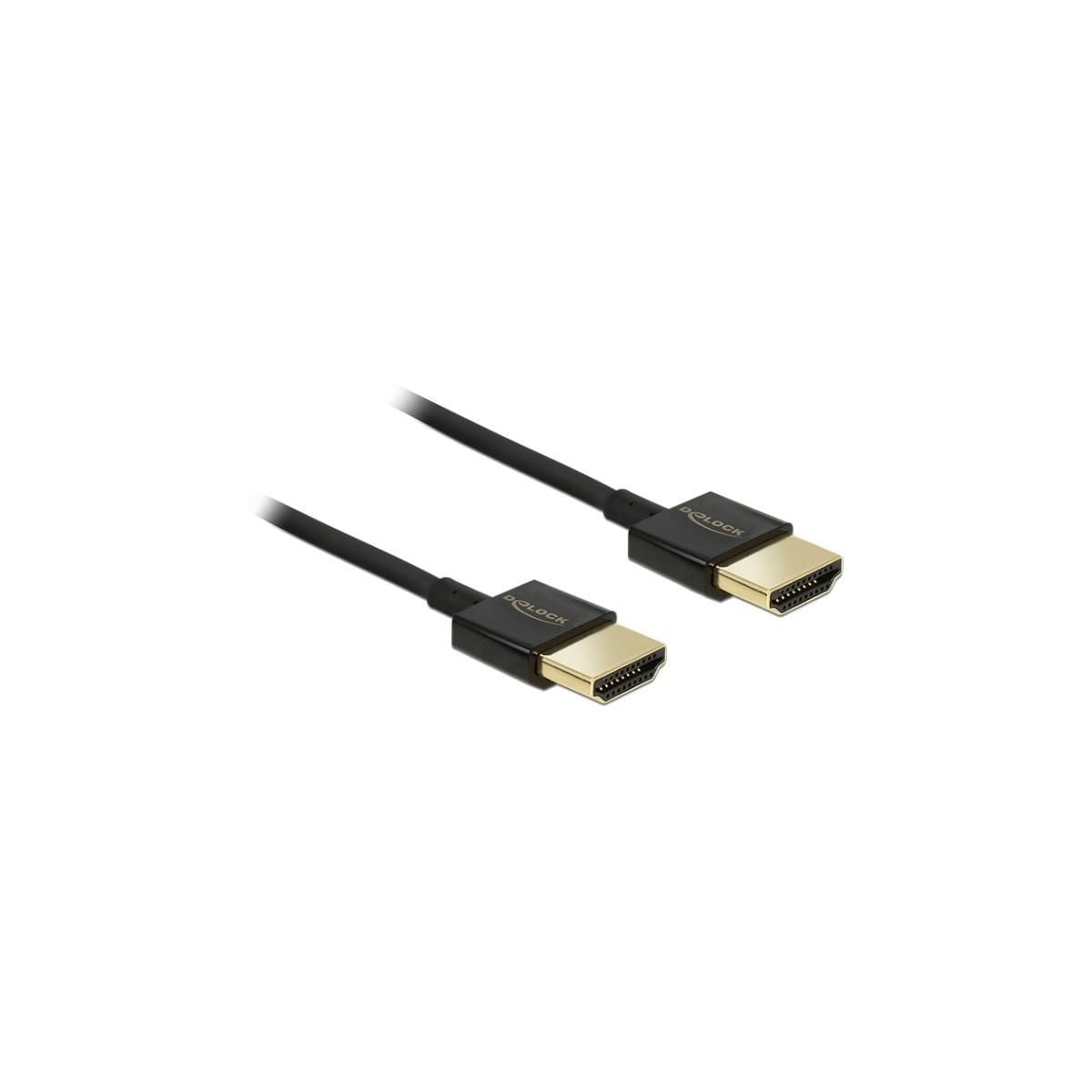 Delock Cable High Speed HDMI with Ethernet - HDMI-A male > HDMI-A male