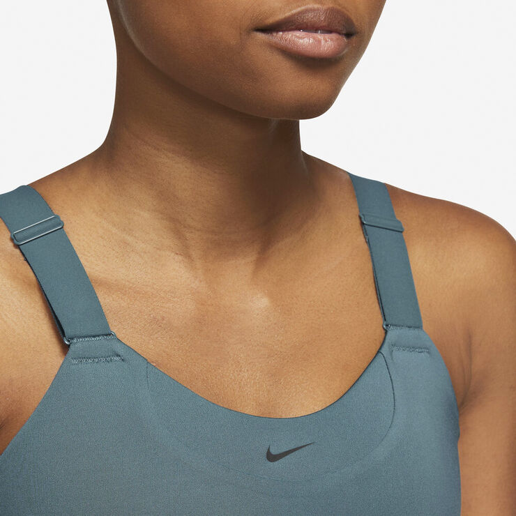 Nike Dri Fit Alpha High Support Polstret Sports Bh Blå