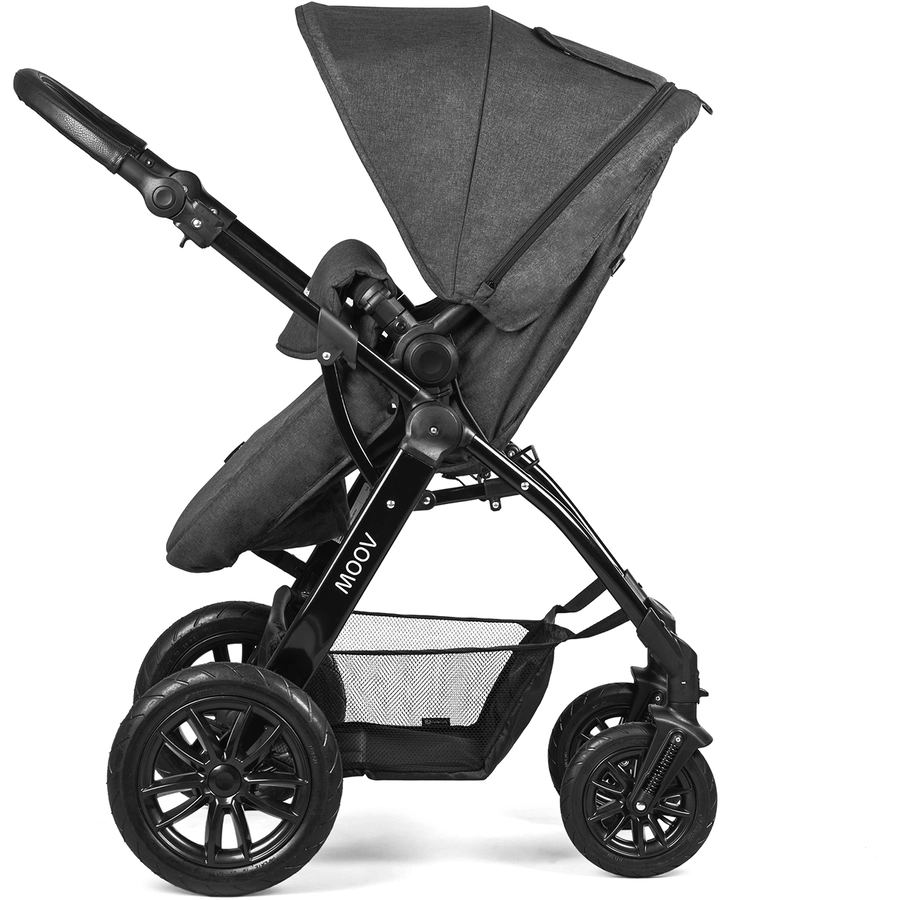 Kinderkraft Kombikinderwagen 3 in 1 Moov Black