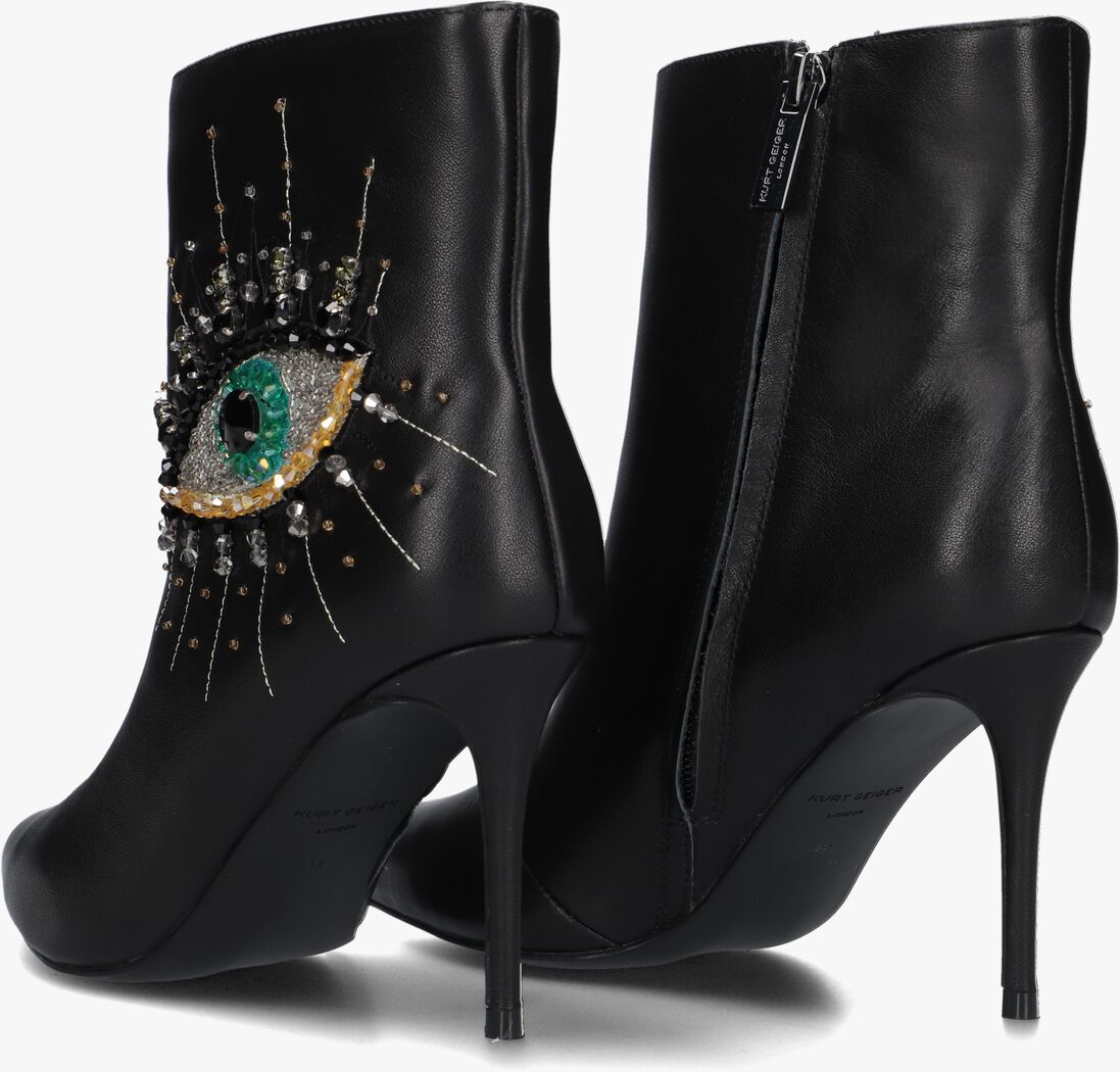 KURT GEIGER LONDON zwarte kurt geiger london enkellaarsjes belgravia eye