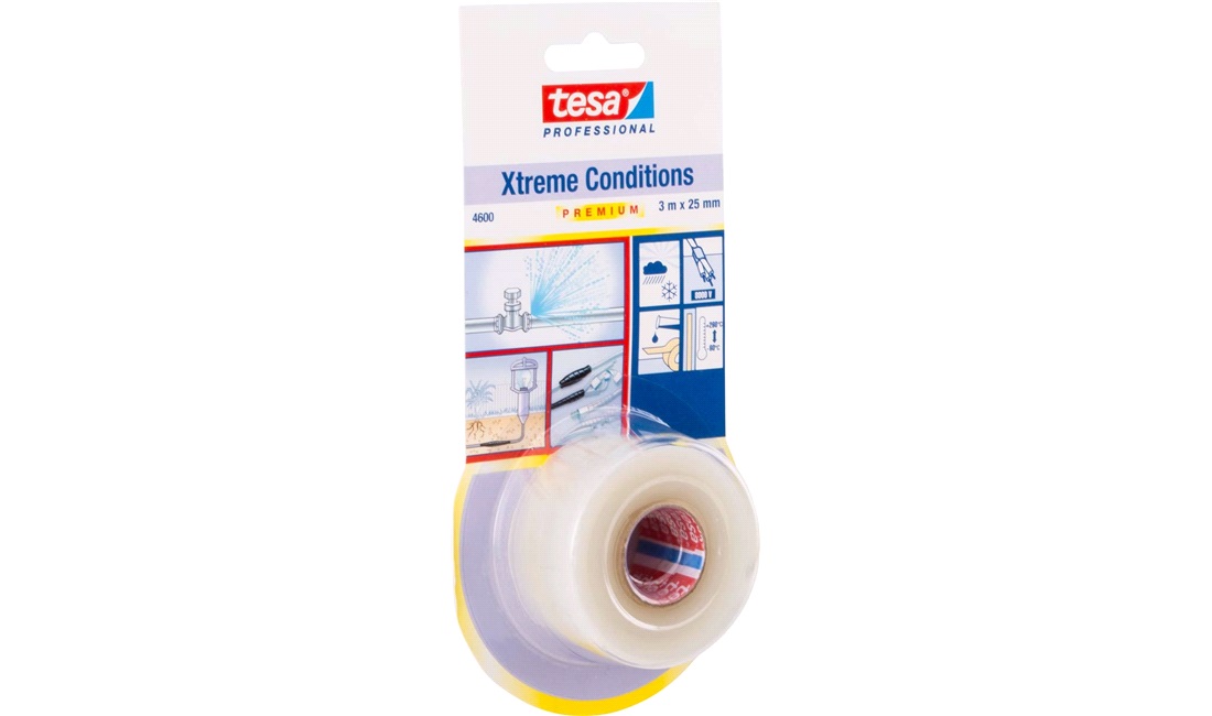 X-treme selvvulkaniserende tape transparent 3Mx25MM