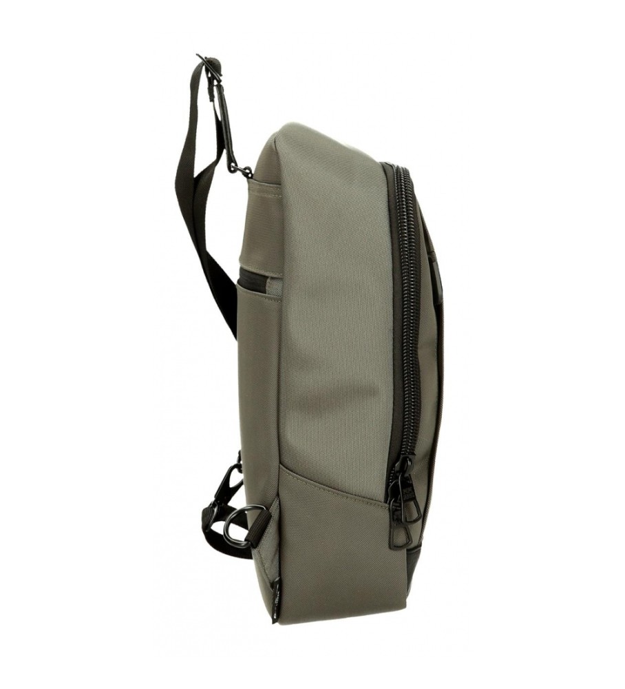 Bolsa transversal verde Leighton da Pepe Jeans