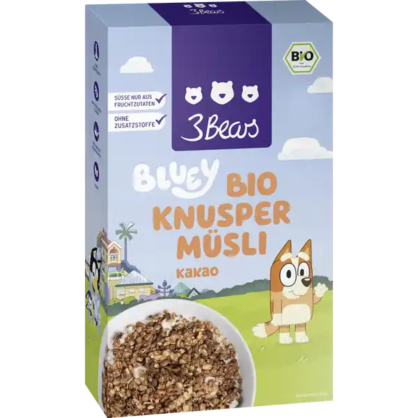 Bio Knuspermüsli Kakao Bluey