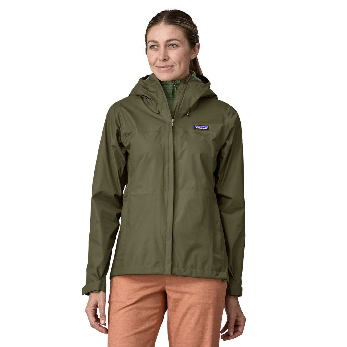 Patagonia Torrentshell 3-lags regnjakke, dame (Pine Needle Green) - Spejder Sport