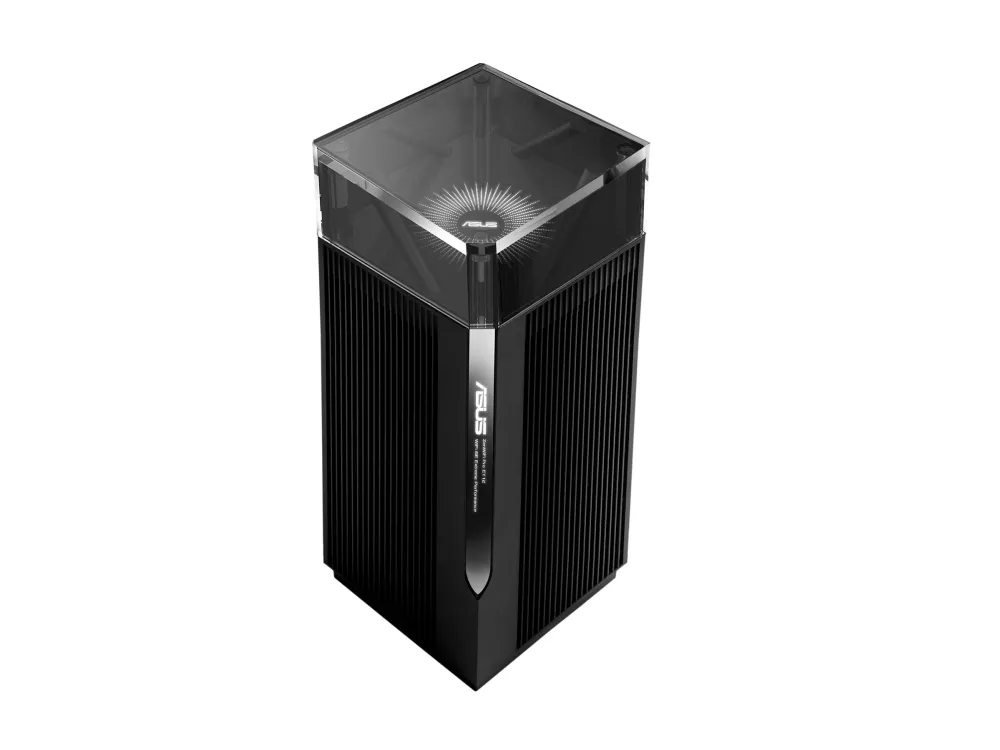 ASUS ZenWiFi Pro ET12 - 2-Pack - Wi-Fi-system (2 routere) - op til 6000 sq.ft - mesh - GigE, 2.5 GigE - Wi-Fi 6E - Multi-Band