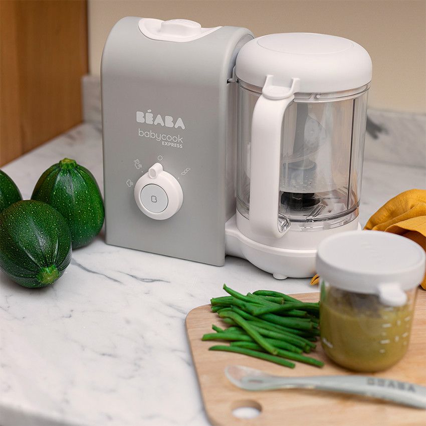 Robot 4 en 1 Babycook Express - Gris Velours - Ecru