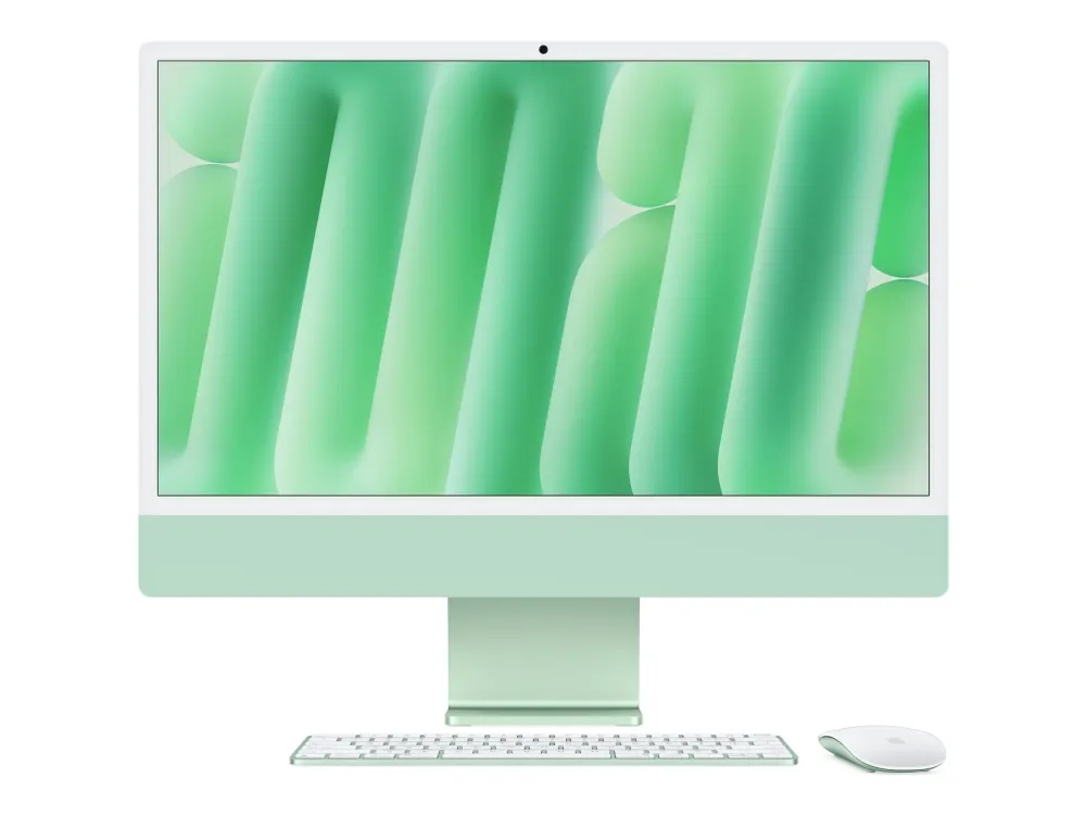 Apple iMac with 4.5K Retina display - Alt-i-én M4 - RAM 16 GB - SSD 256 GB - Apple M4 10-core - Gigabit Ethernet, IEEE 802.11ax (Wi-Fi 6E), Bluetooth 5.3 - macOS Sequoia 15.0 - skærm: LED 24