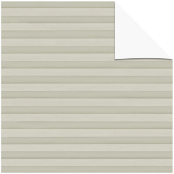 KARWEI dubbel plisségordijn gewoon raam 28654 licht beige lichtdoorlatend op maat
