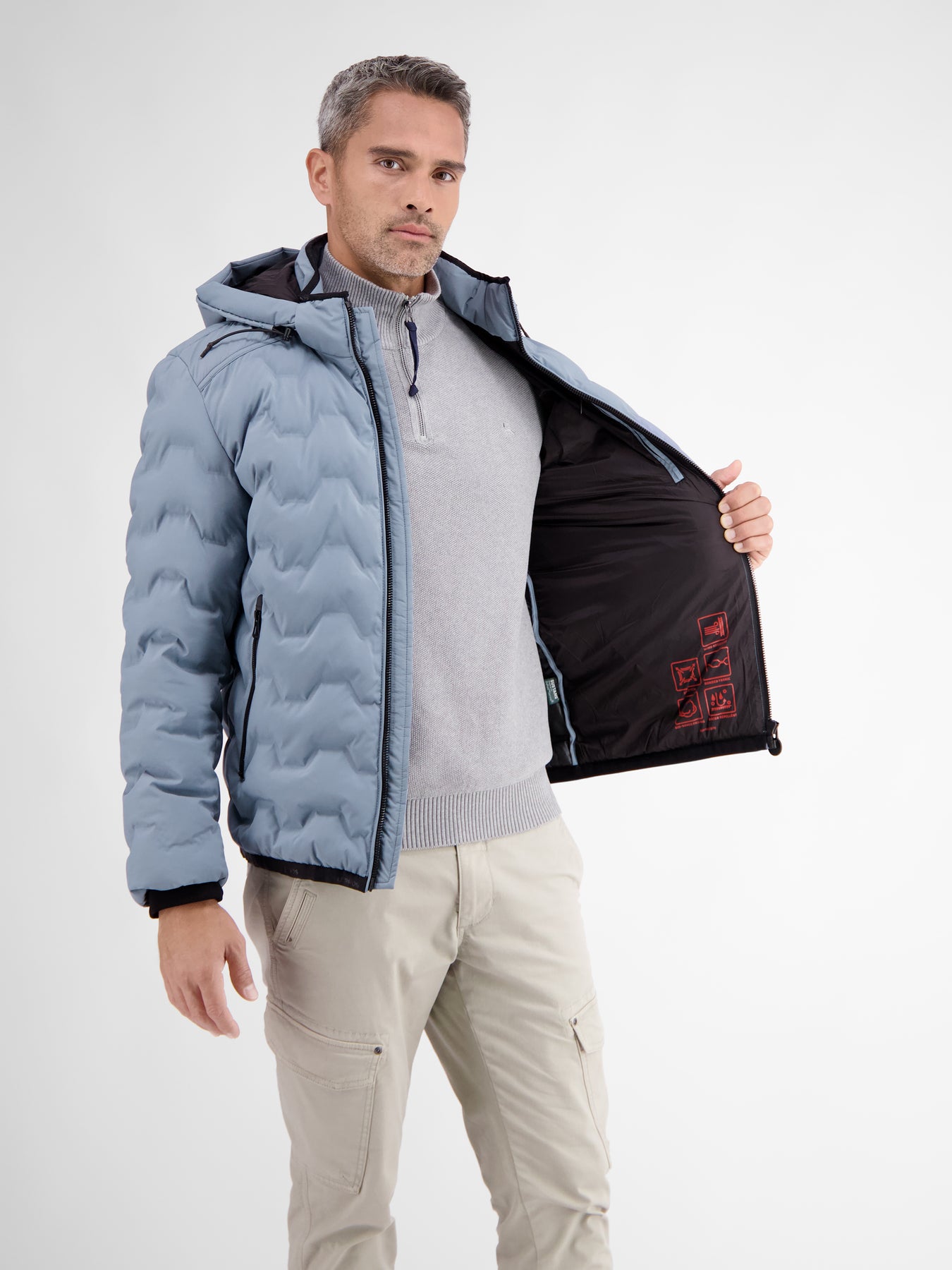 Leichter Kapuzen-Blouson