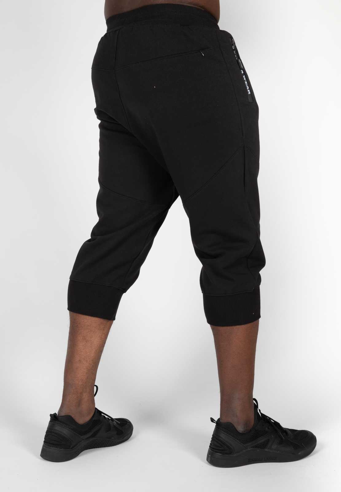 Calça de moletom 3/4 Gorilla Wear Knoxville preta