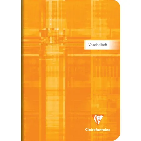 Clairefontaine Vokabelheft liniert, A5, 32 Blatt, sortiert