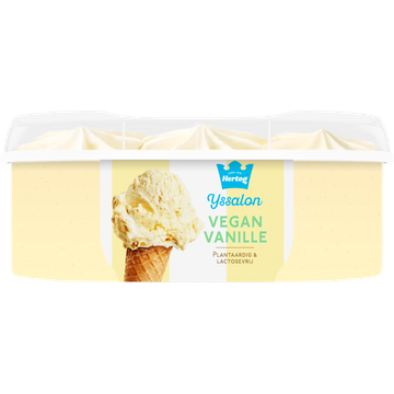 Hertog IJs IJssalon Vegan Vanille 825 ml