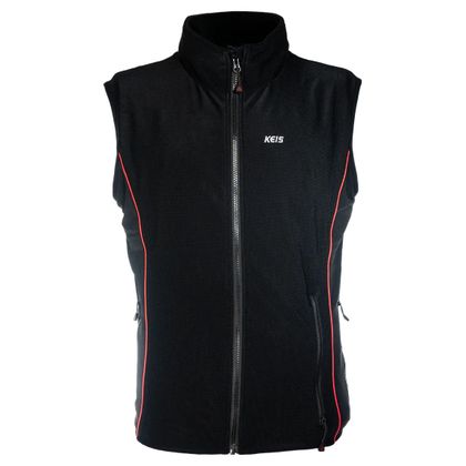 Gilet chauffant Keis B601RP ULTRAFLEX - Noir / Rouge