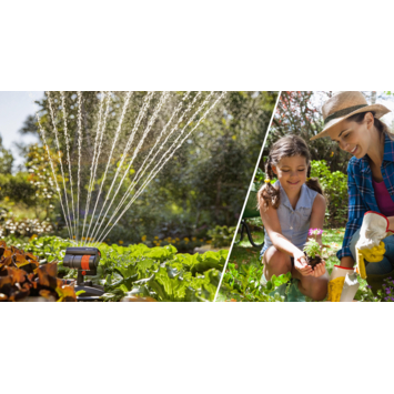 Gardena zwenksproeier Aquazoom compact
