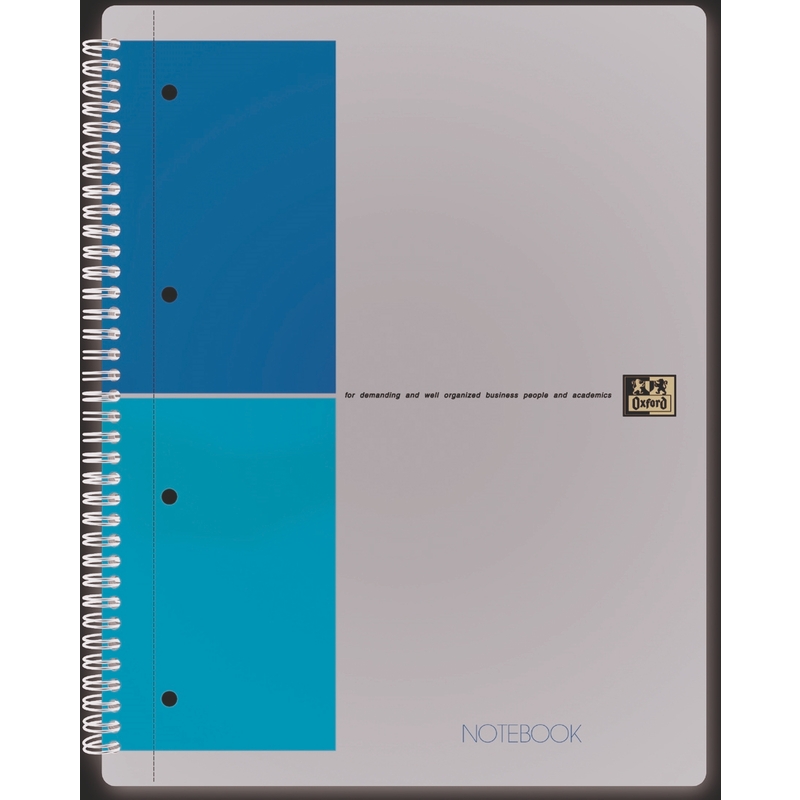 Oxford International Notebook Spiralheft, A4, kariert 5 mm