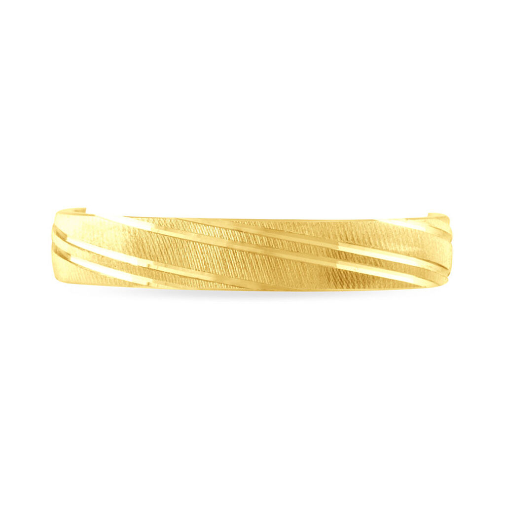 Alliance Eros Brossee Ruban Plat Or Jaune