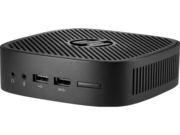 HP t240 - Tynd klient - USFF 1 x Atom x5 Z8350 / op til 1.92 GHz - RAM 2 GB - flash - eMMC 8 GB - Gigabit Ethernet - HP ThinPro - skærm: ingen