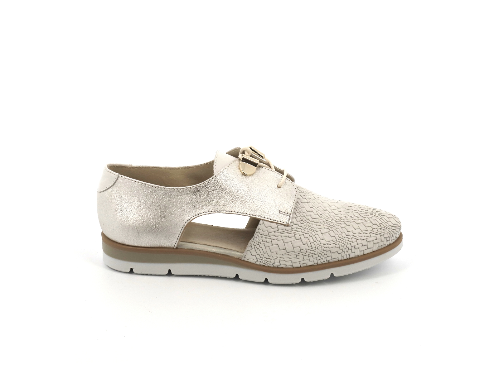 Cavargna shoes-BLANCA Cuir Platine