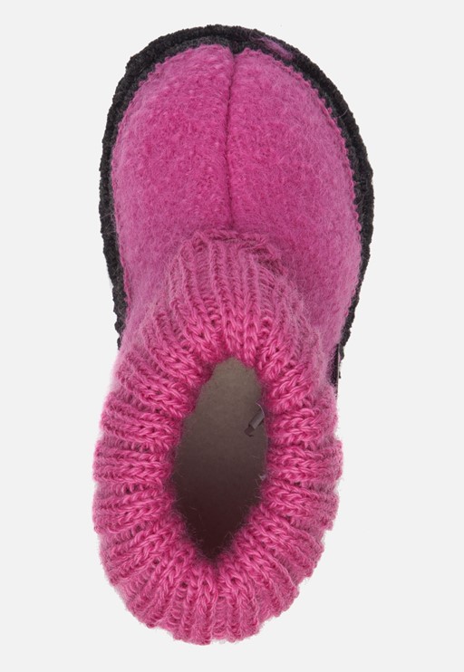 Bergstein Cozy slofjes roze Schapenwol 750202