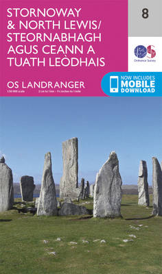 Stornoway & North Lewis - OS Landranger Map 008 (Sheet map, folded)