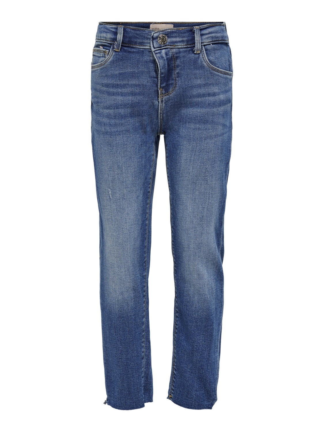 KONEMILY Mittlere Taille Gerade geschnitten Jeans Medium Blue Denim