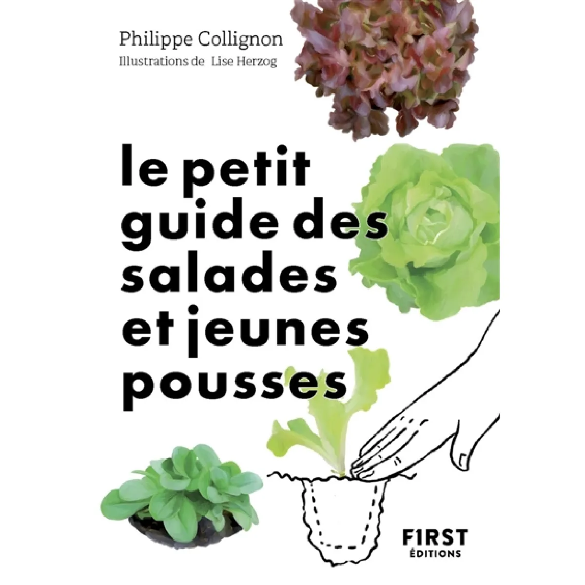 Le petit guide des salades et jeunes pousses : 70 variétés à semer, planter et déguster