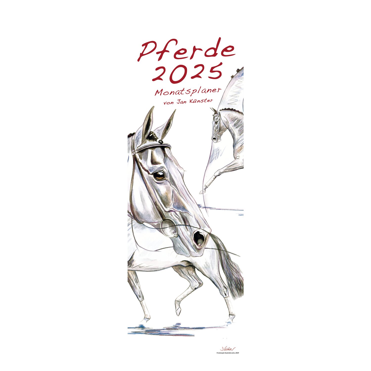 Monatsplaner Pferde 2025, Künster  - 2025