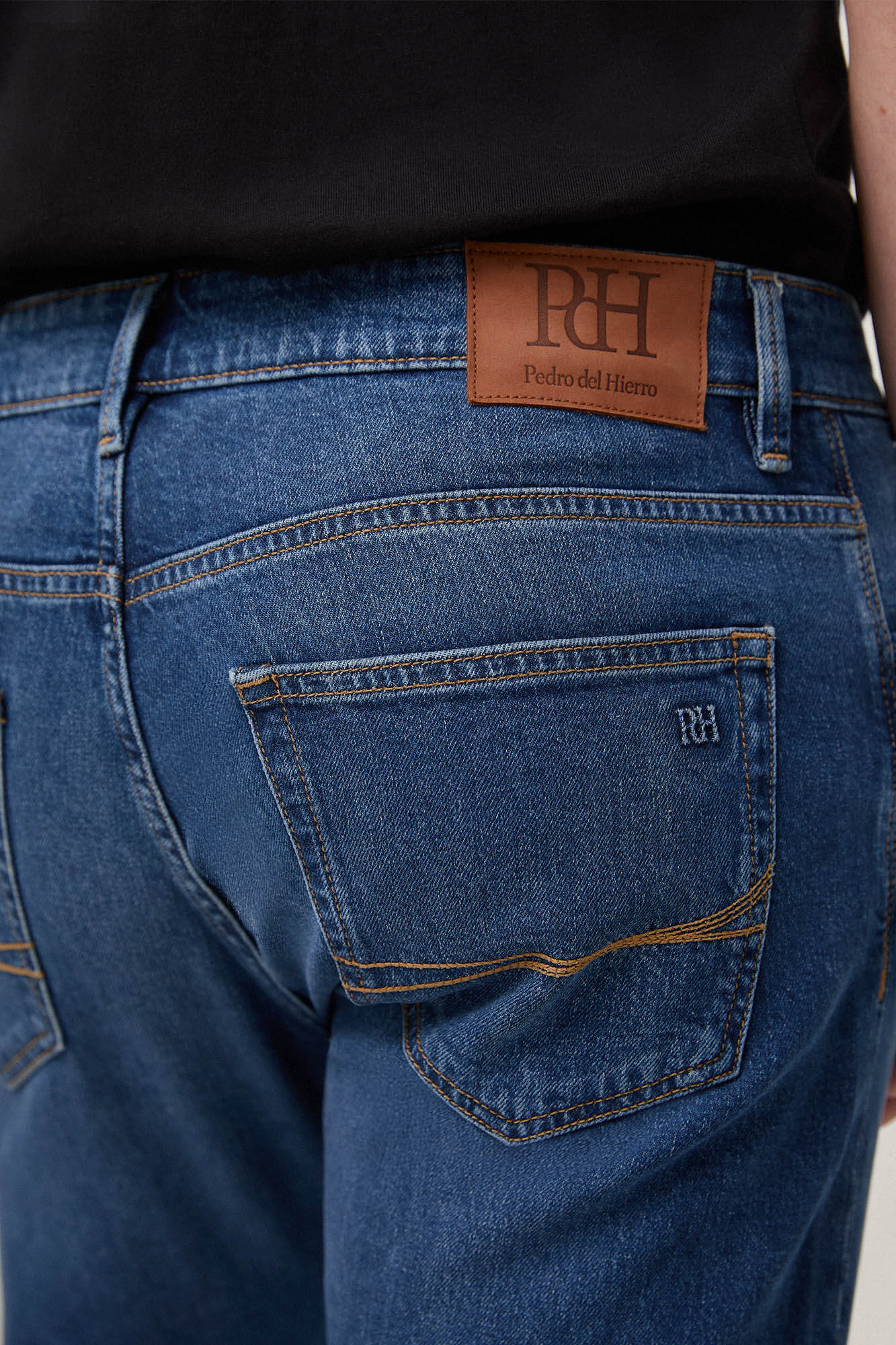 Calça jeans premium flexível e slim fit - Azul