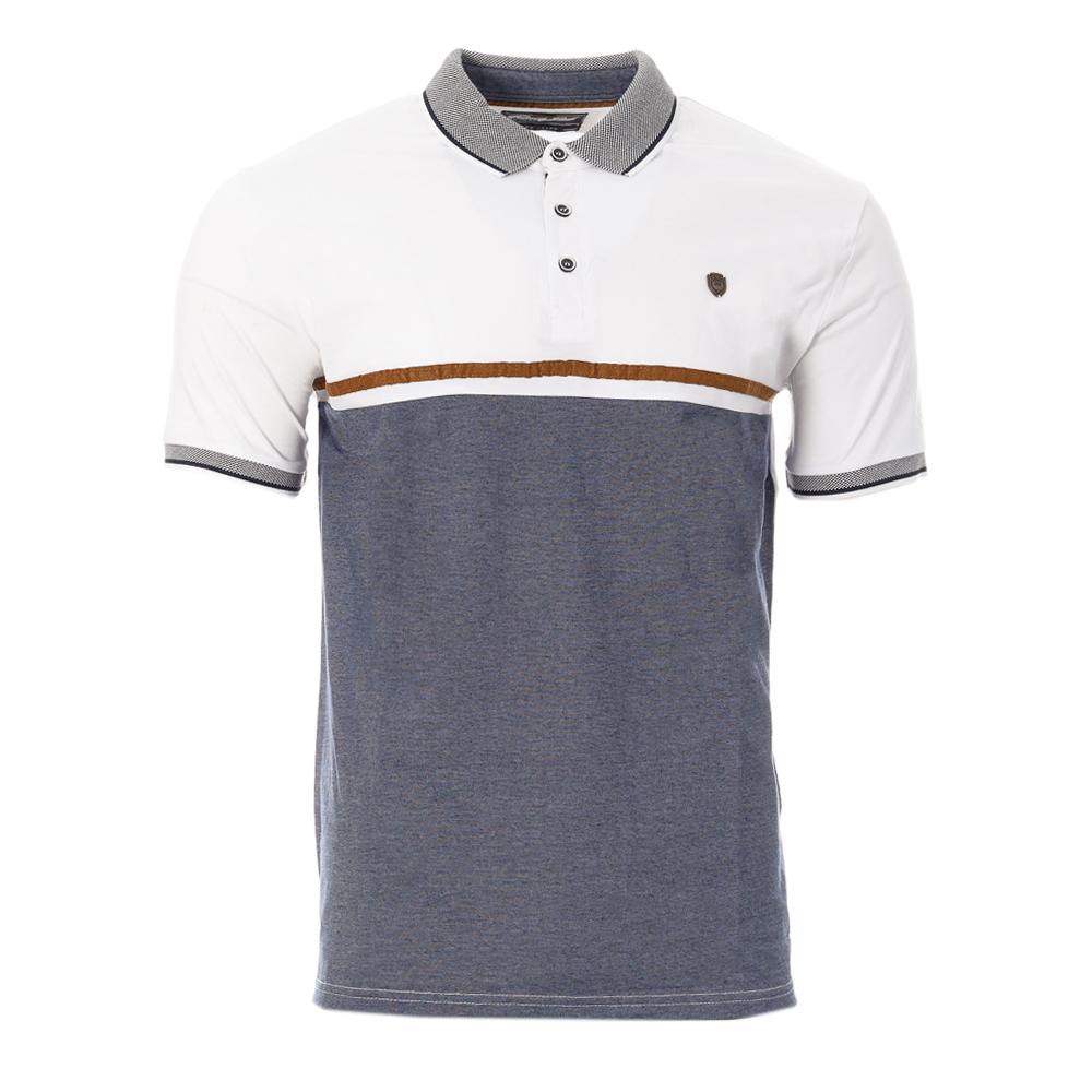 RMS26 Polo Blanc/Bleu Homme RMS26 91182