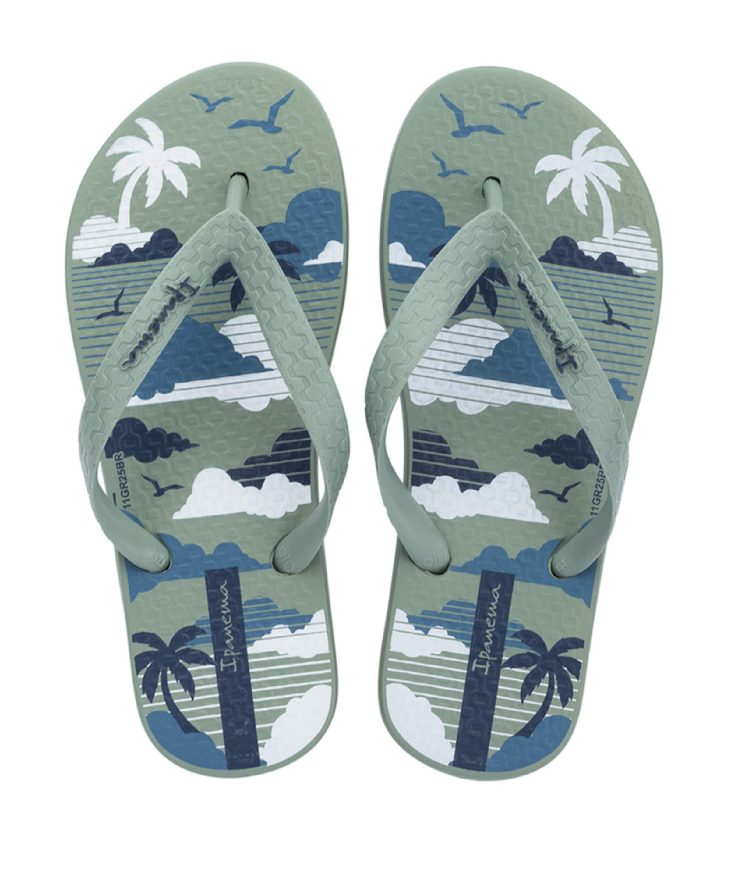 Ipanema Temas Boys Kids  jongens slippers groen
